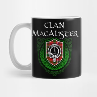 Macalister Surname Scottish Clan Tartan Crest Mug